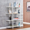 Tier Ladder Shelf Bookcase Wood Storage Rack Home Office Book Holder Shelves NEW