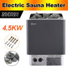 3/4.5/6KW Domestic Electric Sauna Heater Stove Stones for Home Spa Sauna Room UK