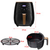 Large XL Air Fryer Low Fat Healthy Food Oven Cooker Oil Free Frying Chips Timer
