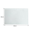 Bevelled Frameless Glass Bathroom Mirror Vanity Shower Mirror Wall Adhesive on