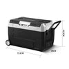 30-50L Portable Dual Zone Compressor Car Camping Fridge Picnic Freezer Campervan