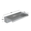 20/30/60cm Stainless Steel Spillway Waterfall Water Blade Koi Pond Weir Cascade