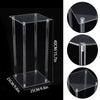 60/80/100cm Clear Tall Flower Stand Pedestal Plinth Display Cake Holder Wedding