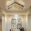 40/50cm Flush Mount Modern Square Ceiling Chandelier Crystal Light Lamp Pendant