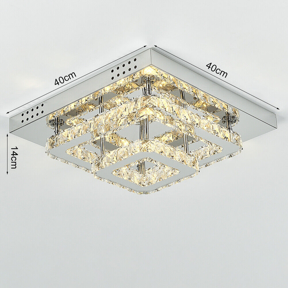 LED Ceiling Crystal Lights Luxury Chandelier Modern Pendant Lamps Chic Fixture