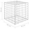 Garden Cube Gabion Raised Bed Galvanised Steel Stone Basket Raised Bed Wire Cage