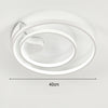 Aluminum LED Ceiling Lamp Ring Light Chandelier Lights Fixture Living Bedroom