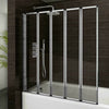 Bath Shower Screen 180 Pivot 6mm Glass Over Bath Screen 2 4 5 Fold Door Panel