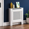 Radiator Cover White Unfinished Modern Traditional Wood Grill Cabinet Shelf MDF
