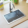 Handmade Kitchen Sink Plumbing Utility Waste Basin Stainless Steel