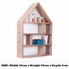Wooden Display Wall Hanging Storage Unit Rack Shelves Cubes Home Decor Ornaments