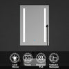 LED Bathroom Mirror Lights Illuminated with Demister Pad Single Touch Modern