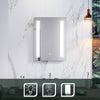 Illuminated LED Bathroom Mirror With Light Demister / Shaver Socket Wall Mounted