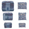 6PCS Luggage Organiser Suitcase Waterproof Storage Bags Packing Travel Cubes UK
