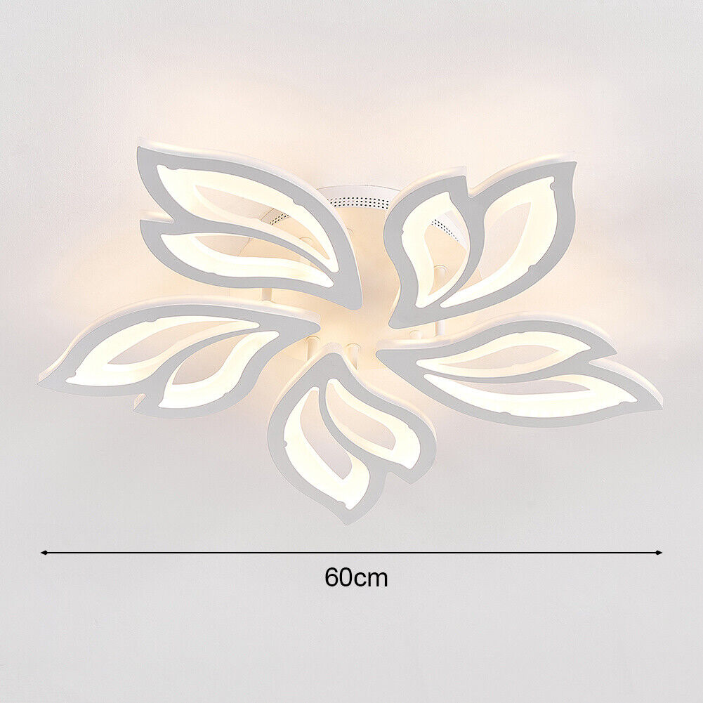 Aluminum LED Ceiling Lamp Ring Light Chandelier Lights Fixture Living Bedroom