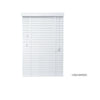 White Venetian Blinds Wooden Taped Slats Window Blinds -120cm Drop Various Width