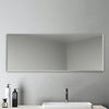 Frameless Unframed Bathroom Bedroom Plain Mirror Wall Hung Horizontal Vertical