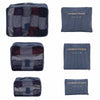 6PCS Luggage Organiser Suitcase Waterproof Storage Bags Packing Travel Cubes UK