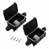 2/3 Way Outdoor Waterproof IP66 Underground Cable Connectors Junction Box Black
