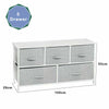 2/3/4/5 Drawer Fabric Cabinet of Drawer Cabinet Storage Unit Chest Table Bedside
