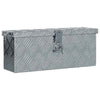 Aluminium Storage Box Silver Lockable Trailer Box Tool Box Organizer Chest