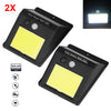 1/2/4pc LED Solar Powered Motion Sensor Light Outdoor Garden Security Wall Light