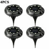 LED Solar Power Ground Lights Floor Decking Patio Outdoor Garden Lawn Path Lamps