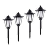 LED Garden Lights Lamp Post Solar Powered Lantern Patio Pathway Walkway Outdoor