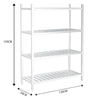 Stainless Steel Kitchen Shelf 90/150/180cm Commercial Shelving Unit Storage Rack