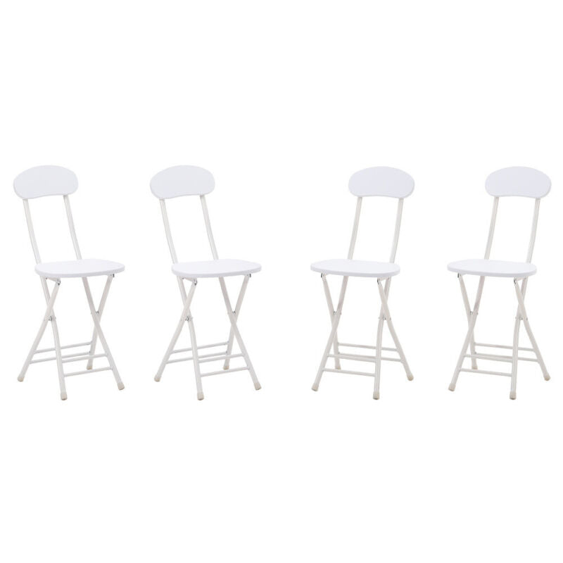 Kitchen Breakfast Bar Round Folding Table 2/4 Chairs Dining Room Space Saver UK