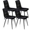 Dining Table and 4 Chairs Metal legs Modern Home Dining Room Kitchen Furniture