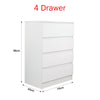 Modern Chest of Drawers 2/3/4 Bedside Table Cabinet Nightstand Bedroom Wardrobe