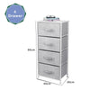 Fabric Chest of Drawers Cabinet Storage Unit Bedside Table w/ 2/3/4/5 Drawers UK