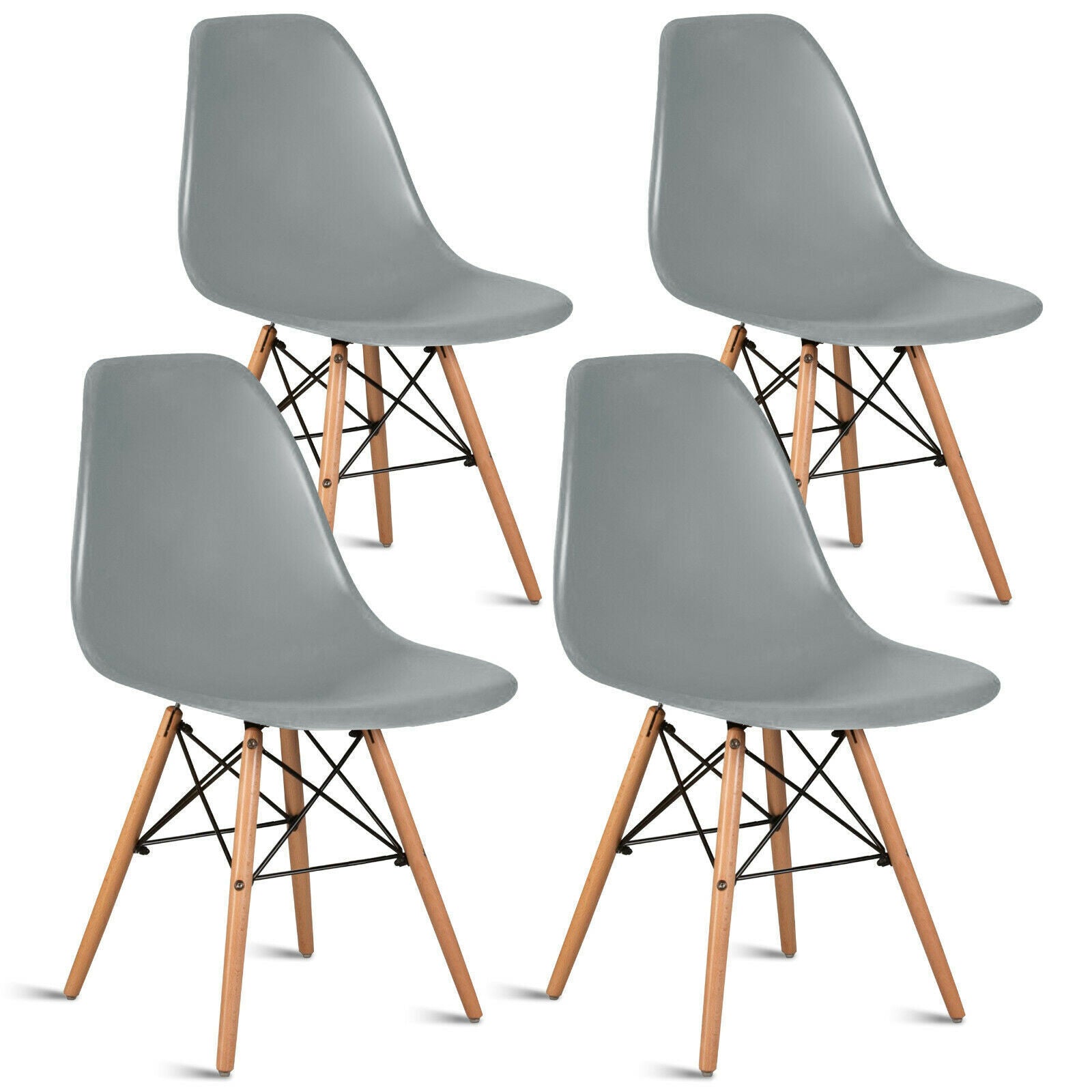 Wooden Dining Table and 4 Chair Set Dining Room Chairs Kitchen Home Furniture
