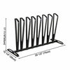 3 4 Pairs Boot Shoe Rack Welly Holder Stand Storage Wellington Hold Display New