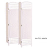 4/6 Panels Folding Room Divider Wicker Floor Standing Privacy Screen Separator