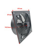 Commercial Cased Axial Extractor Canopy Industrial Duct Fan Kitchen Restaurant