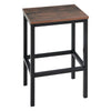 Breakfast Bar Table Bar Stool Vintage Industrial Kitchen Dining Room Furniture