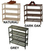 WOODEN SLATED SHOE RACK STAND HOLDER ORGANIZER LIGHT WEIGHT 2 / 3 / 4 TIER