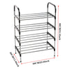 3/4/5/6Tier Shoe Rack Pairs Shoes Trainers Storage Unit Poratble Organiser Shelf