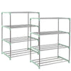 3-8 Tier Shoe Rack Stand Storage Organiser Lightweight Compact Space Save Shelf