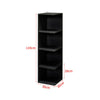 3/4 Tier Shelving Unit Corner Storage Display Bookcase Bookshelf Wooden Stand