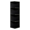 Cube 3 4 5 7 Tier Wooden Bookcase Bookshelf Storage Shelf Corner Display Stand