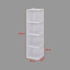 3/4 Tier Shelving Unit Corner Storage Display Bookcase Bookshelf Wooden Stand