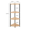 Industrial Corner Shelf Storage Rack Organiser Ladder Display Bookshelf Holder