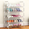4/6/8/10 Tier Stackable Shoe Storage Rack Stand Shelf Organiser Holder Over Door