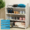 3/4/7 Tier Shoes Storage Cabinet White Door Organiser Shelf Rack Stand Unit New