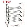 Modern Shoes Rack Storage Cabinet Organiser Stand Shelf Portable 3/4/5/6 Tier