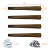 4 PCS Solid Wood Legs Beech Pine Poplar Table Legs DIY with Fixing Plates Screws