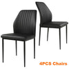 Dining Table Set Scratch-proof Slate Table and Set of 4 / 6 Chairs Kitchen Room